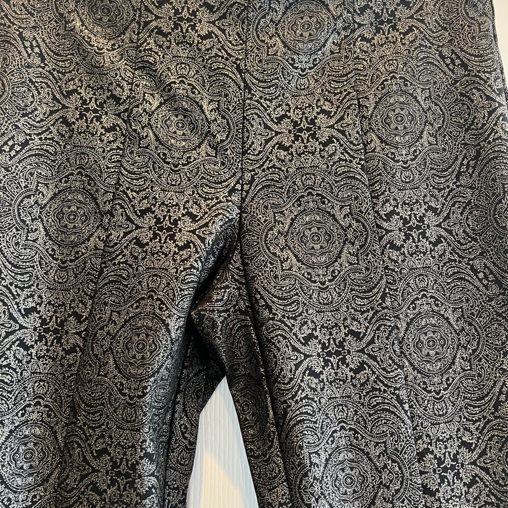 28. Alafani Black and Gray Dress Pants